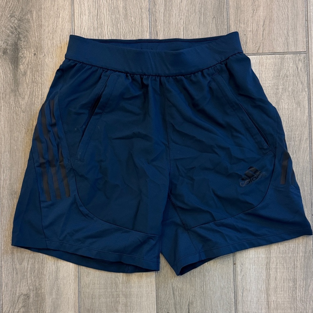 Adidas Men's Primeblue Dark Blue Athletic Shorts
